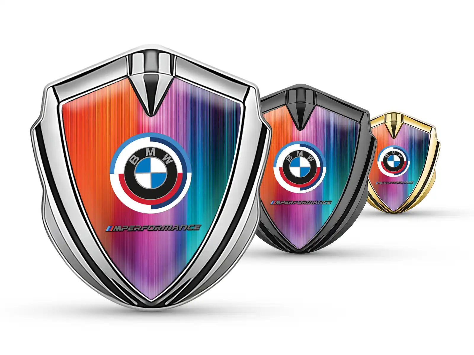 BMW Emblem Fender Abzeichen High-End Look Drift Stil